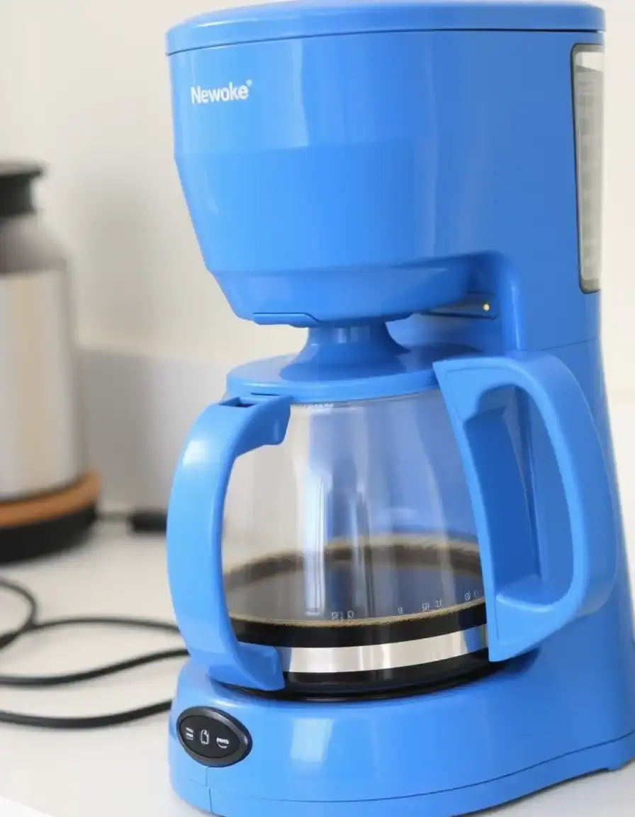 Cafetière filtre bleue 12 tasses pour cuisine conviviale