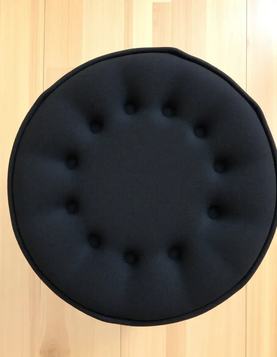 Coussin de tabouret rond antidérapant