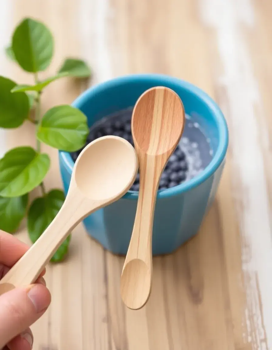 Set de cuillères en bois miniatures pour cuisine enfant bois