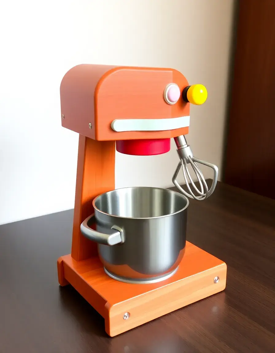 Robot pâtissier en bois jouet enfant