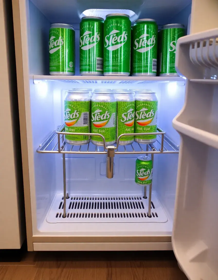 Distributeur de canettes pour frigo et dépendance