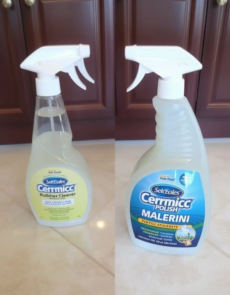 Produit de polissage pour carreaux de céramique brillance miroir