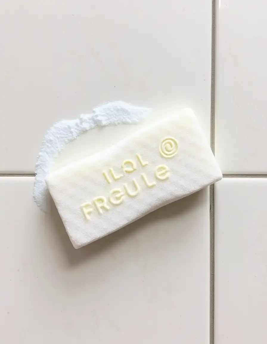 Éponge gomme magique pour enlever les taches sur faïence de cuisine