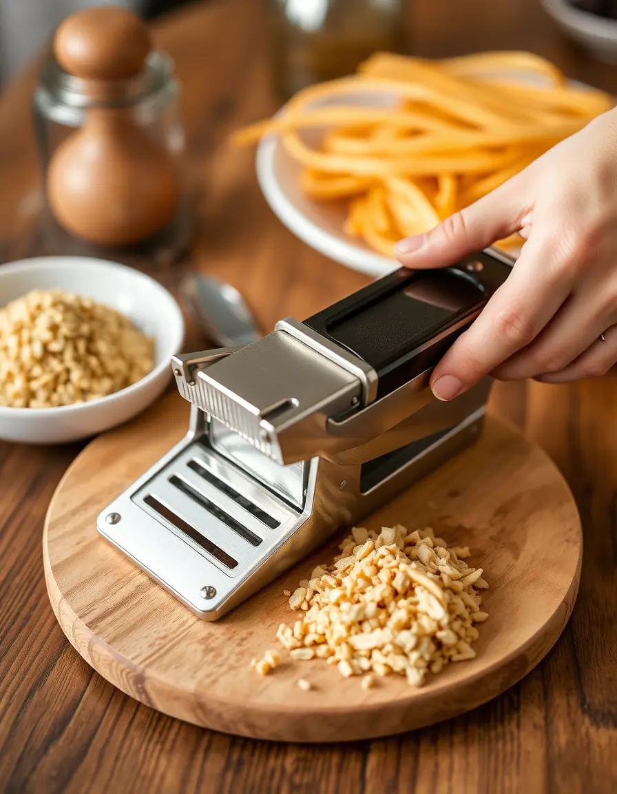 Mandoline à truffe réglable en acier inoxydable