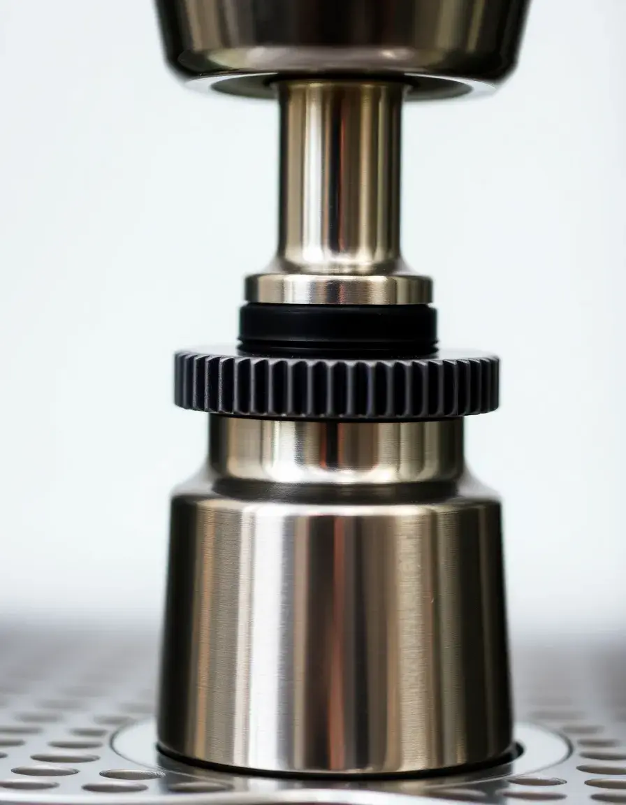 Tasseur à espresso en acier inoxydable lesté