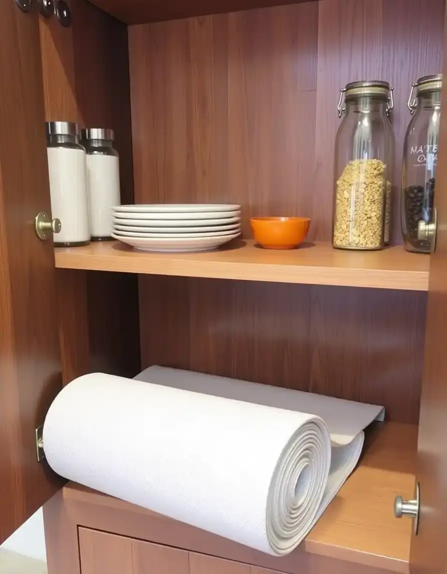 Rouleau de protection antidérapant pour étagères de cuisine