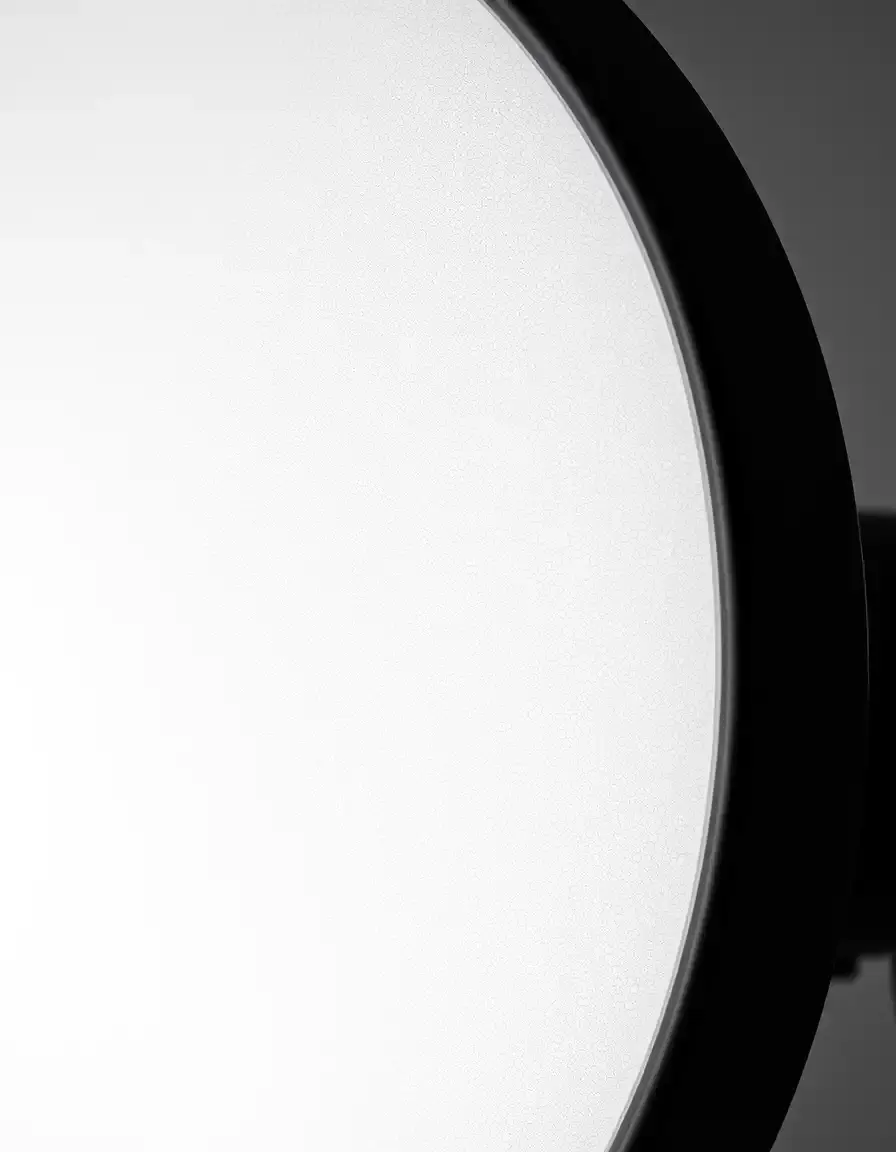 Couvercle diffuseur de lumière en plastique givré