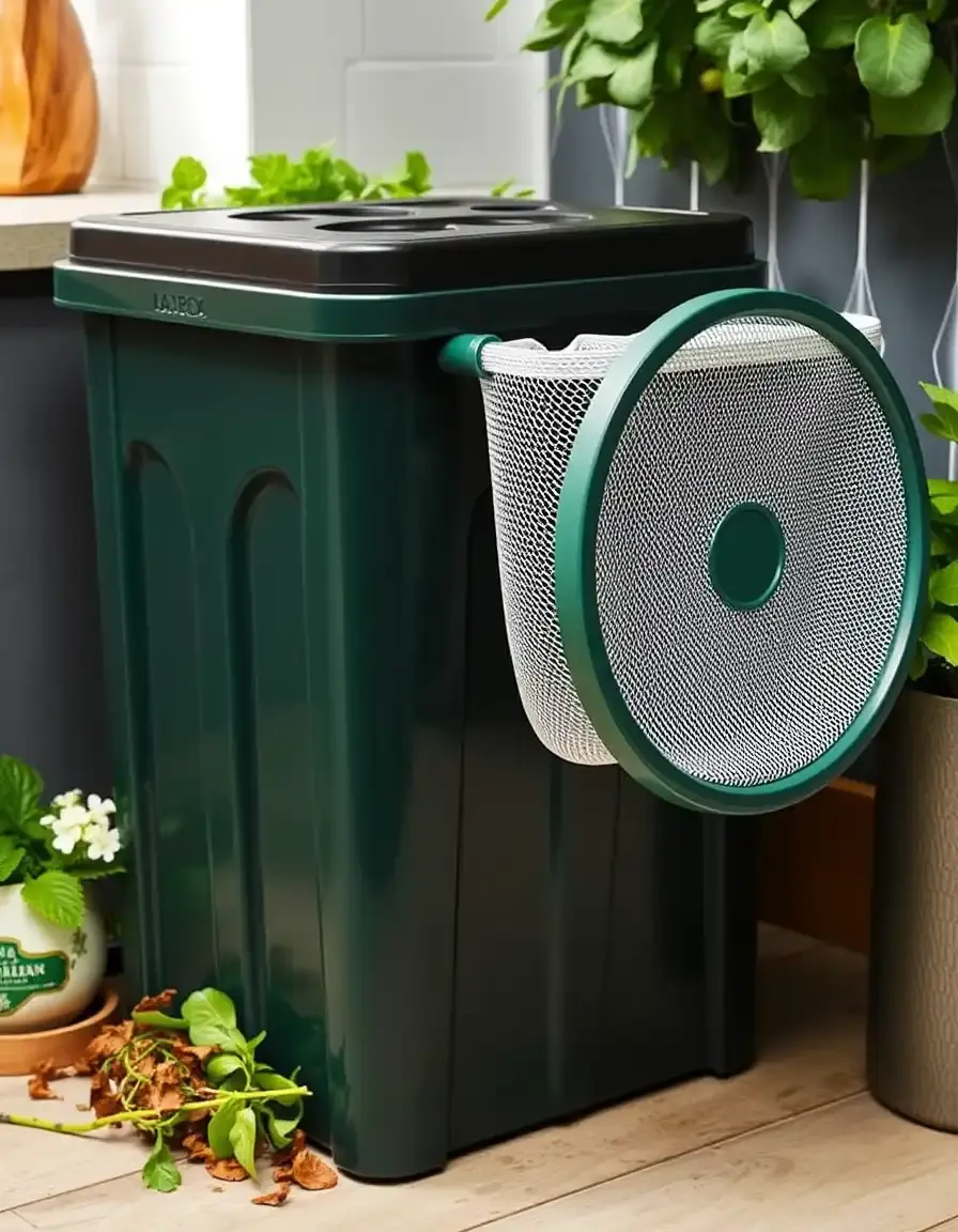 Kitchen Compost Bin sans odeur tendance 2025