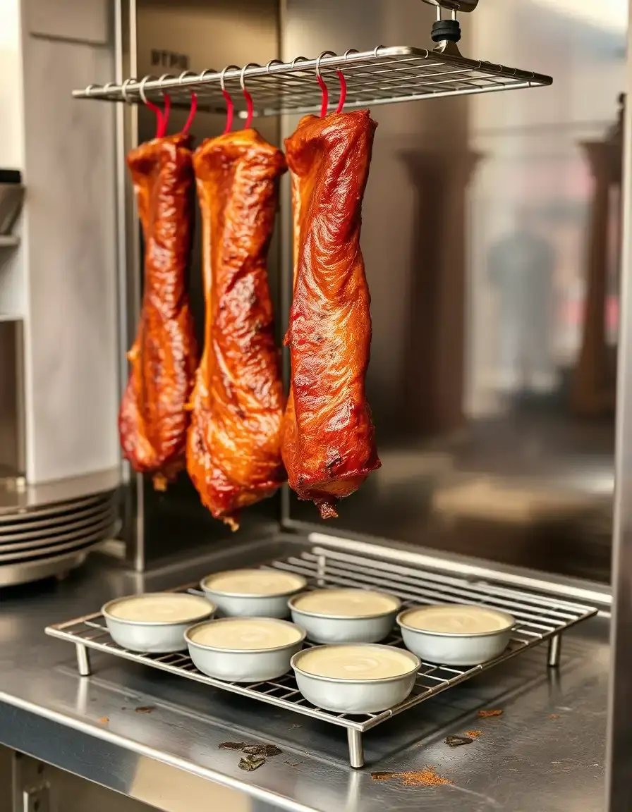 Grille de repos pour viande