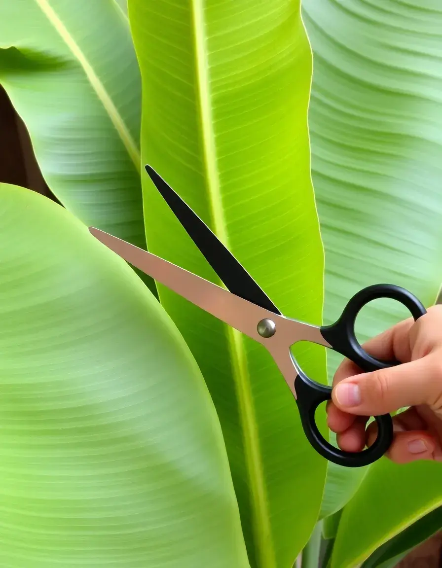 Ciseaux spécialisés pour couper les feuilles de bananier