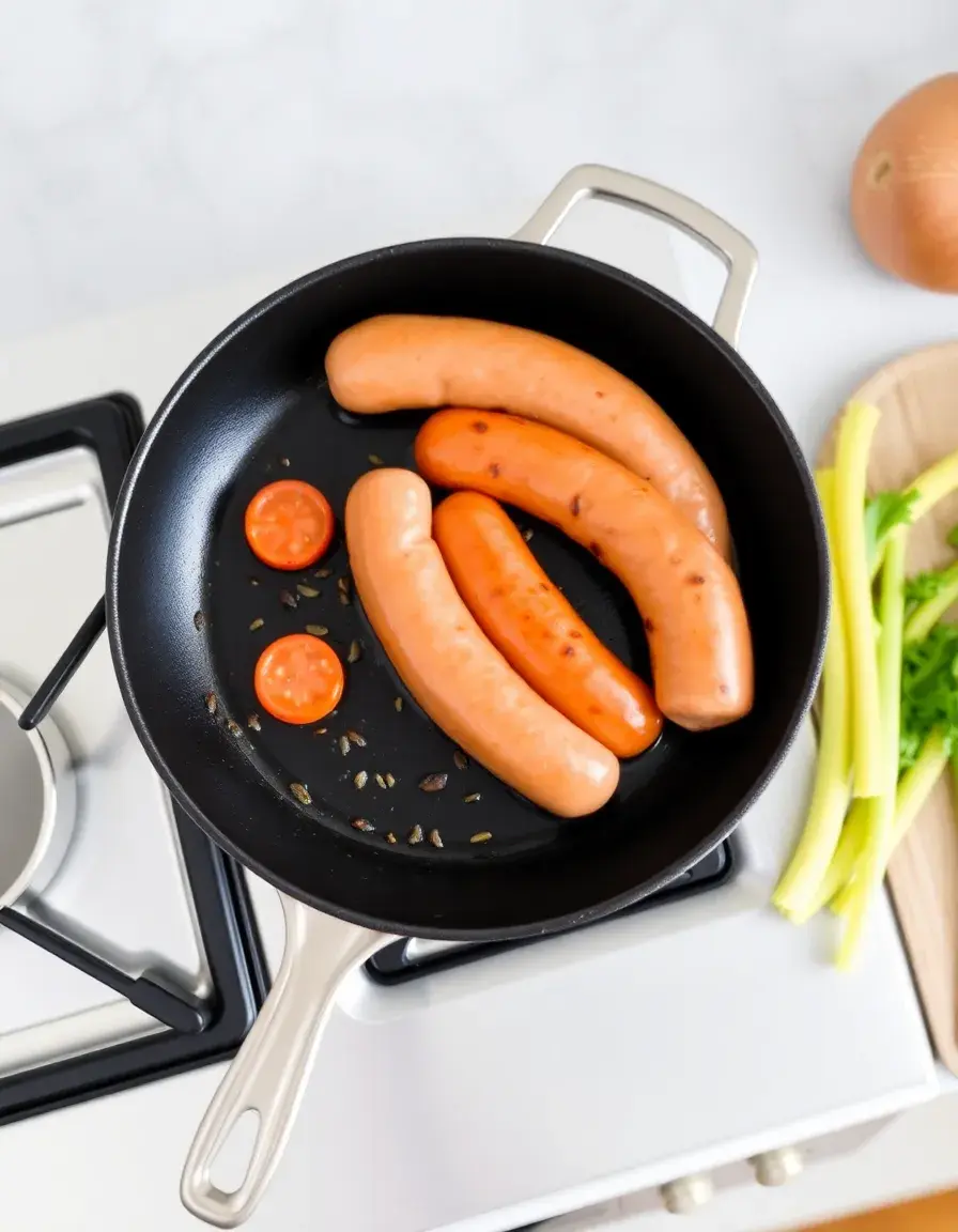 Poêle antiadhésive de 10 pouces pour une cuisson homogène du boudin