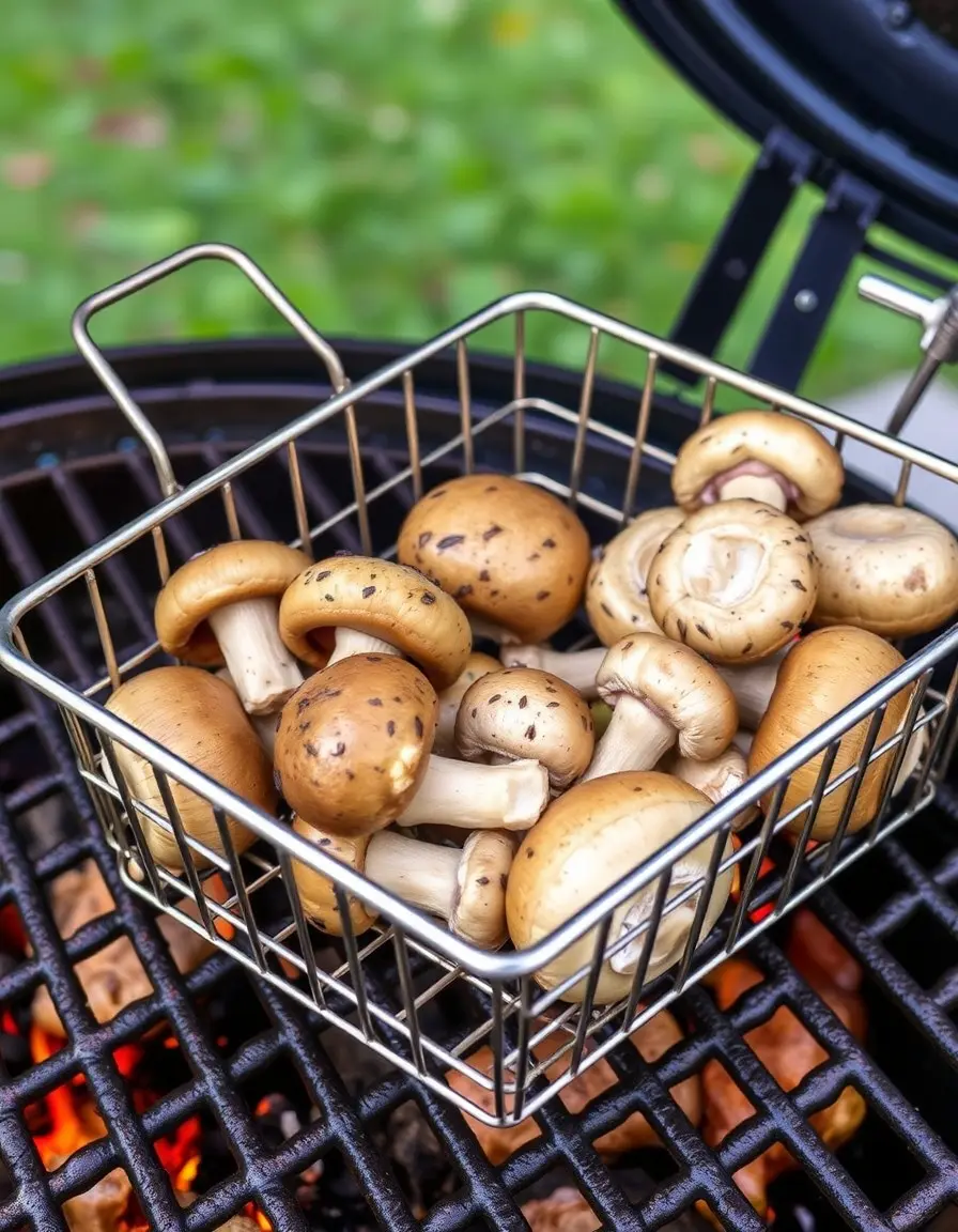 Panier à grillade en fil d'acier pour BBQ