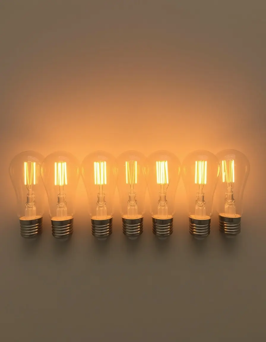 LED Bulb Set warm light for kitchen