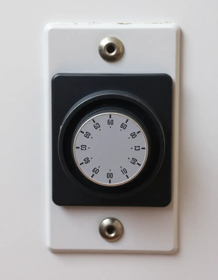 Mechanical timer plug for kitchen lighting