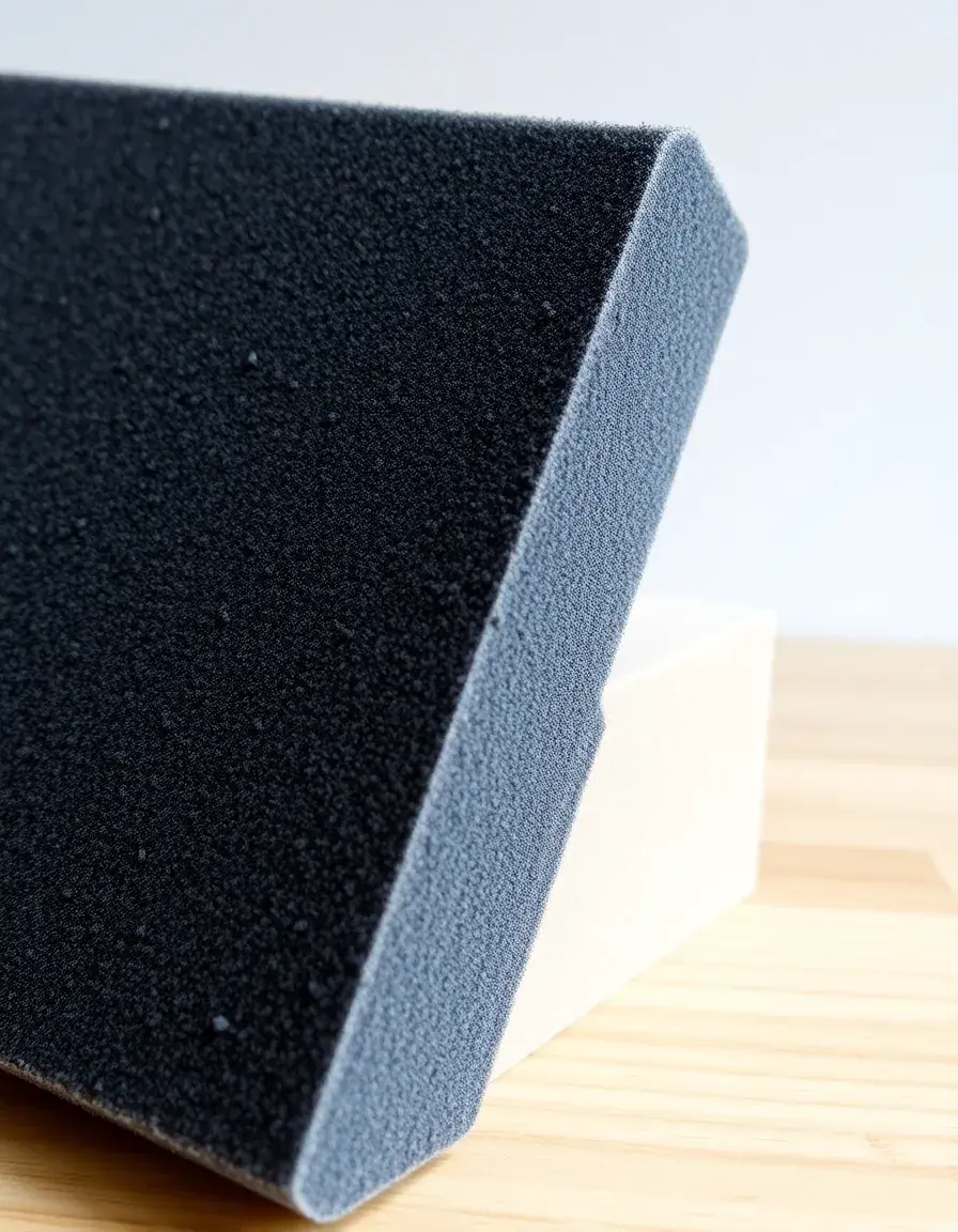 Bloc de ponçage en mousse pour meubles de cuisine
