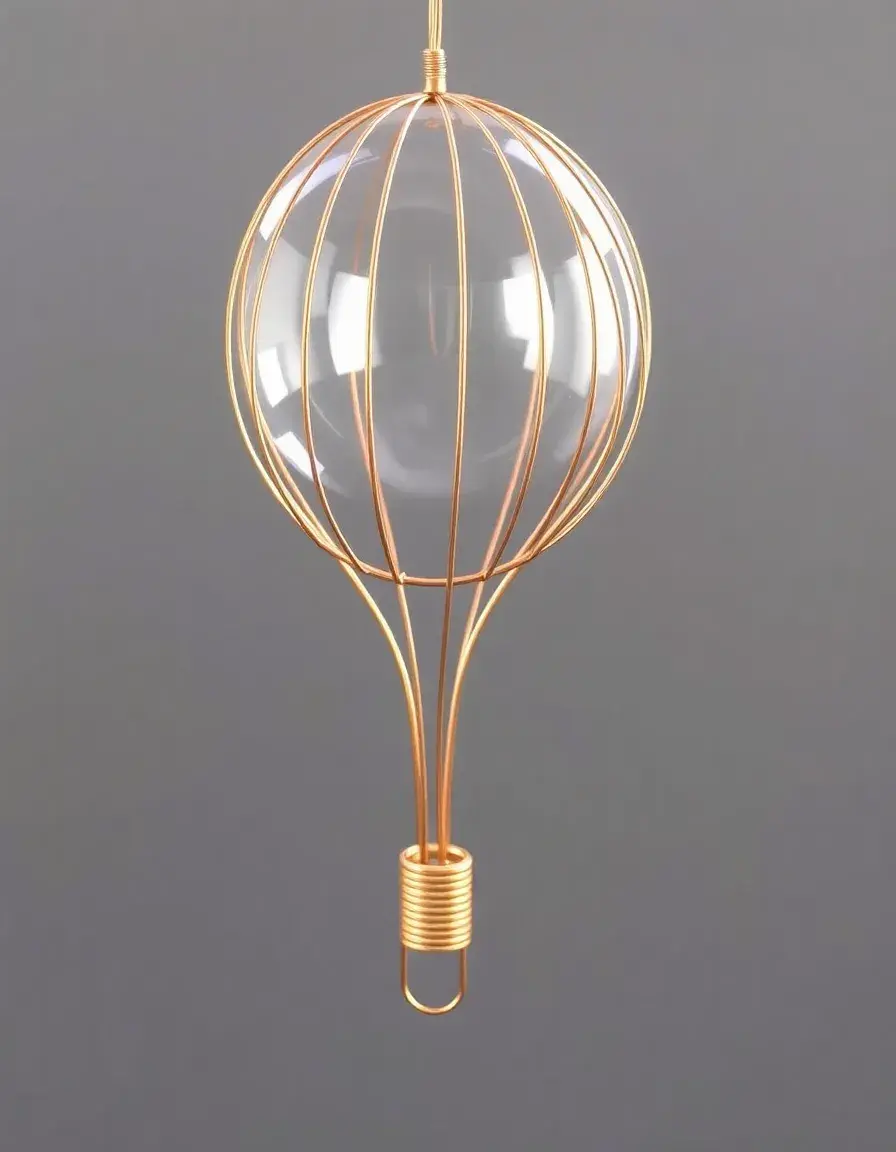 Fouet ballon artisanal en fil de cuivre