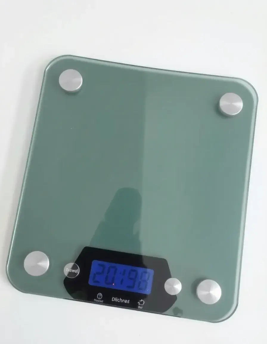 Balance de cuisine numérique électronique plateau verre 5kg