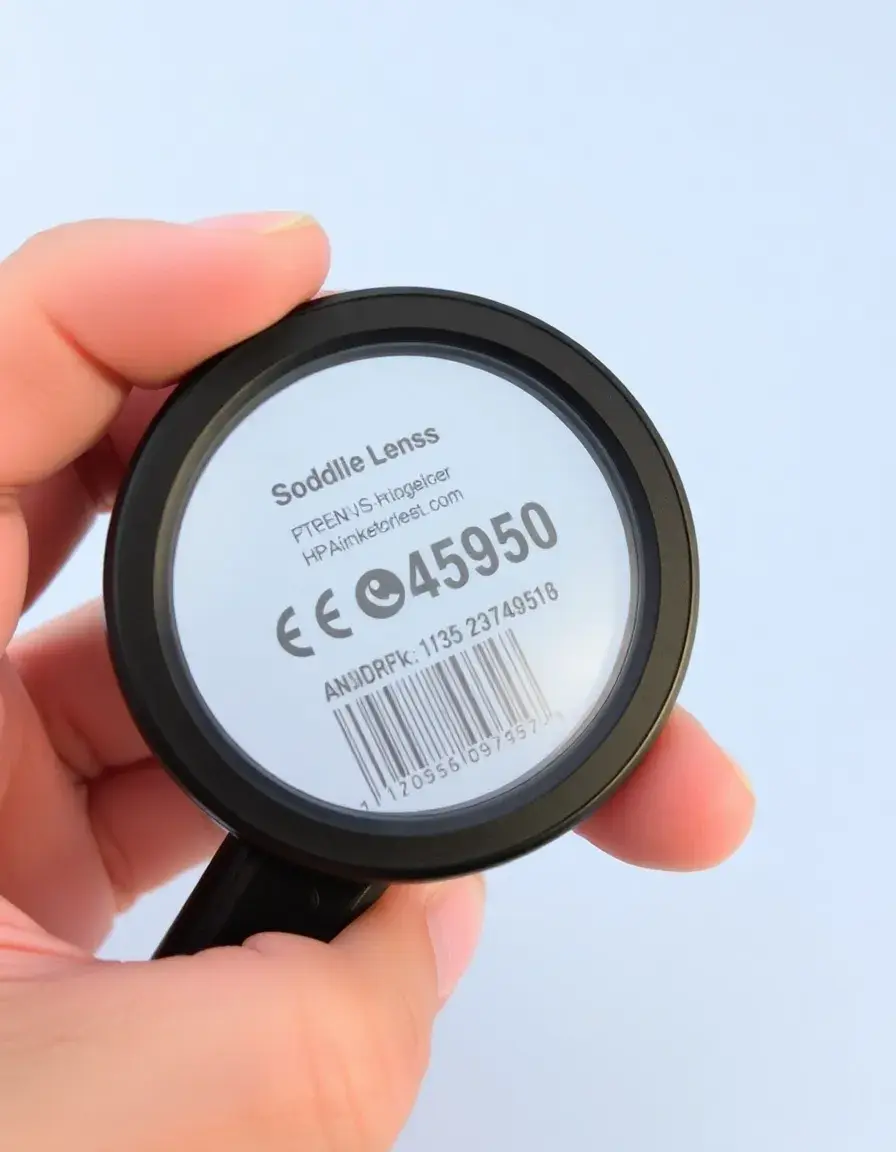 Loupe à main pour lire les étiquettes alimentaires