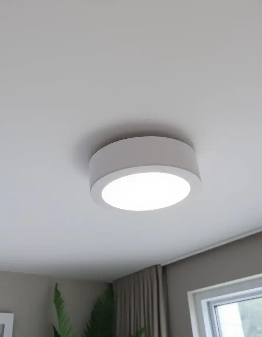 Plafonnier LED blanc moderne pour cuisine