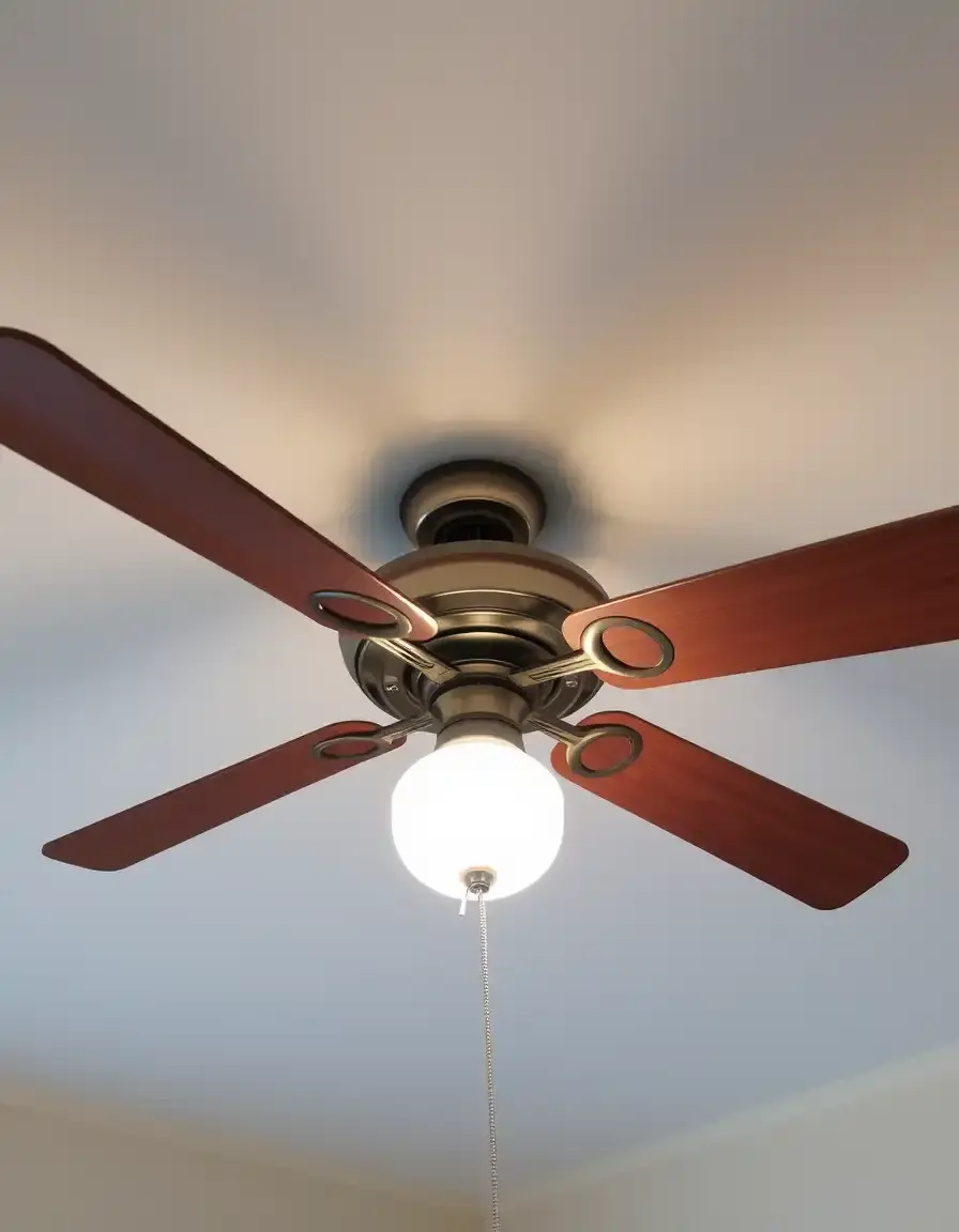 Ventilateur de plafond avec kit d'éclairage LED