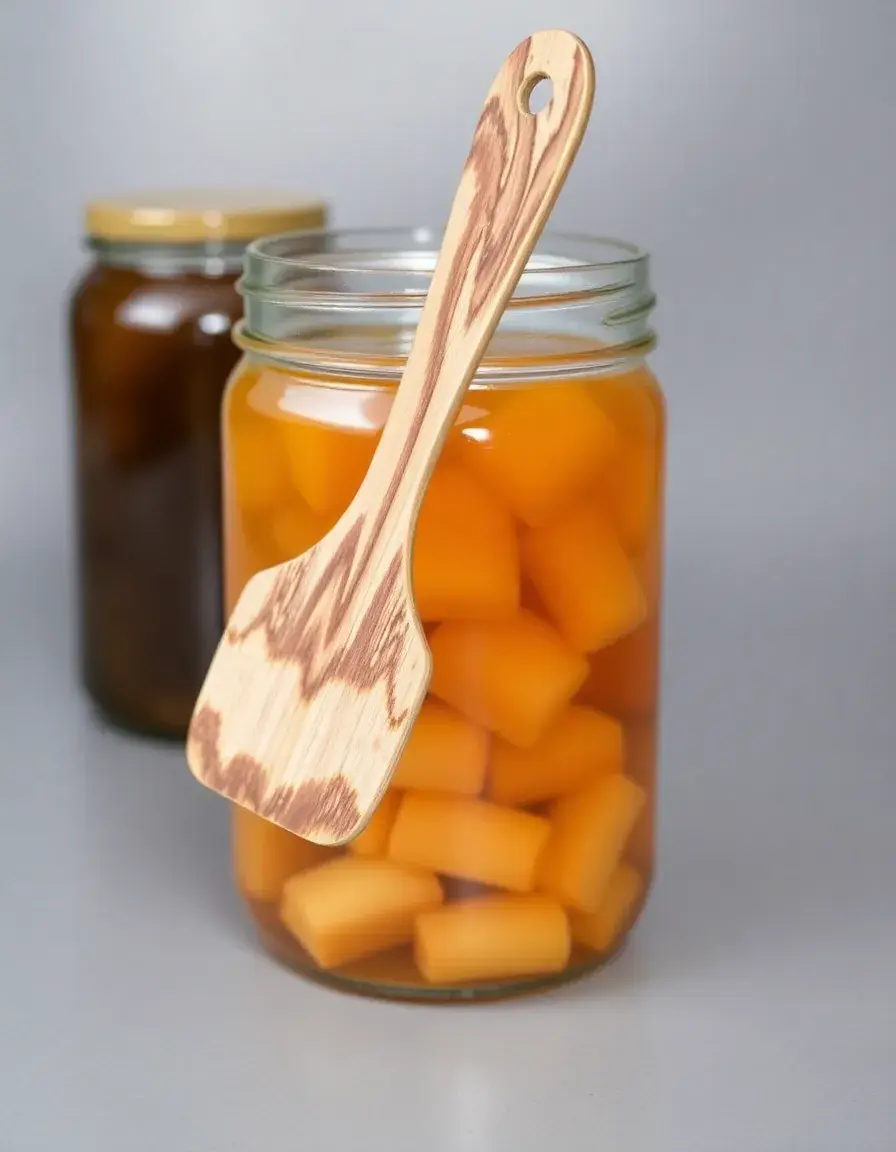 Spatule étroite pour bocaux et récipients profonds