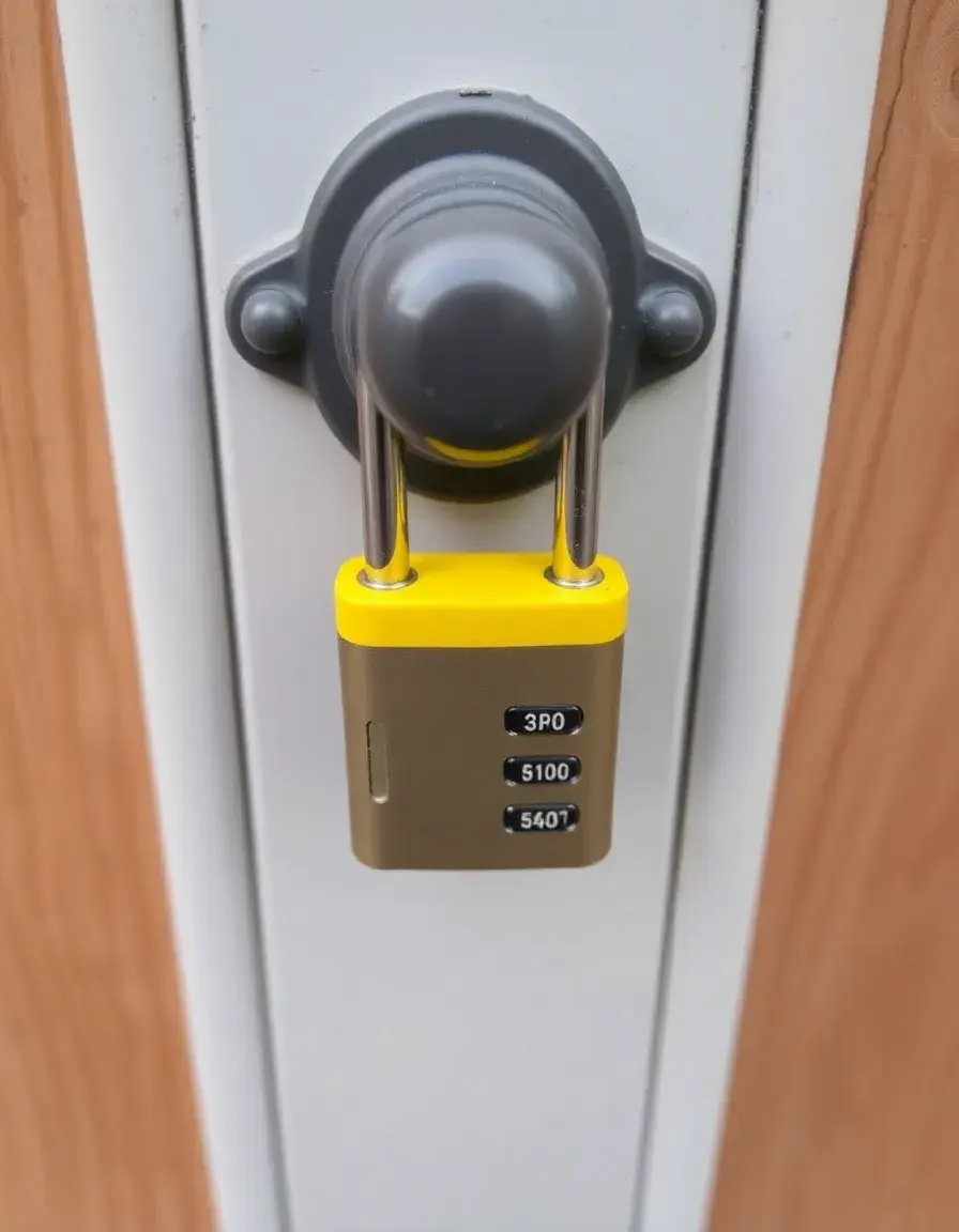 Cadenas résistant aux intempéries pour rangement extérieur
