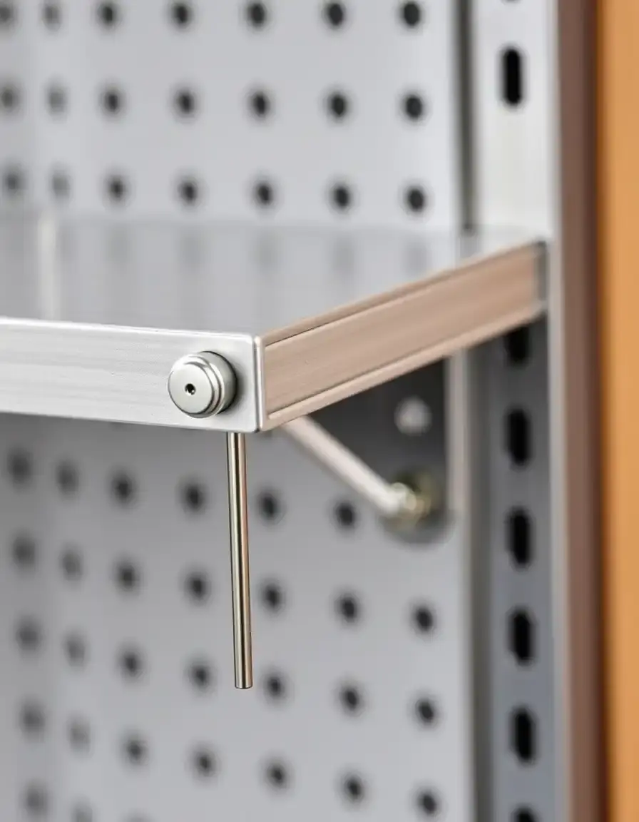Taquets de support d'étagère métalliques pour meubles