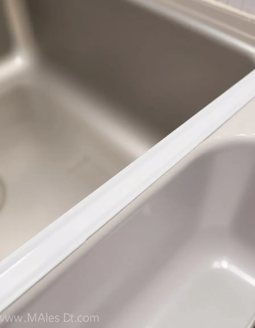 Seal Strip - Bande d'étanchéité en silicone pour bord d'évier