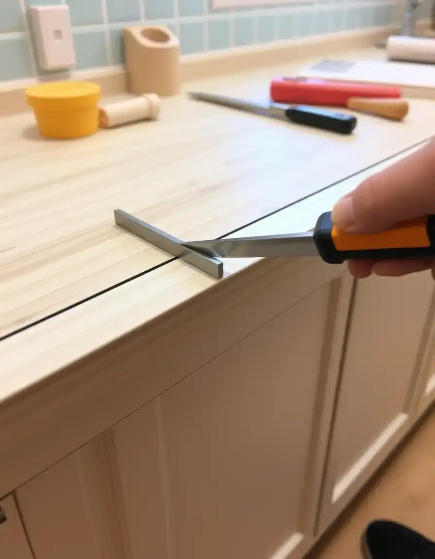 Saw Guide rail de coupe droit pour plan de travail