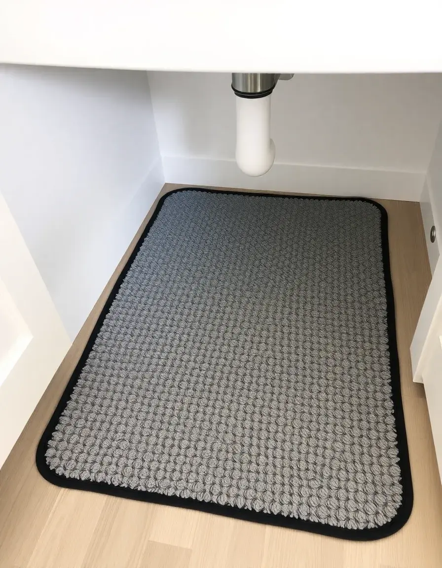 Tapis protecteur absorbant et étanche pour sous évier