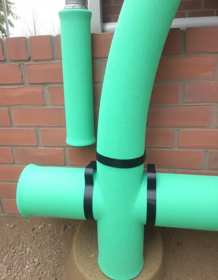 Protection en mousse pour tuyaux sous évier