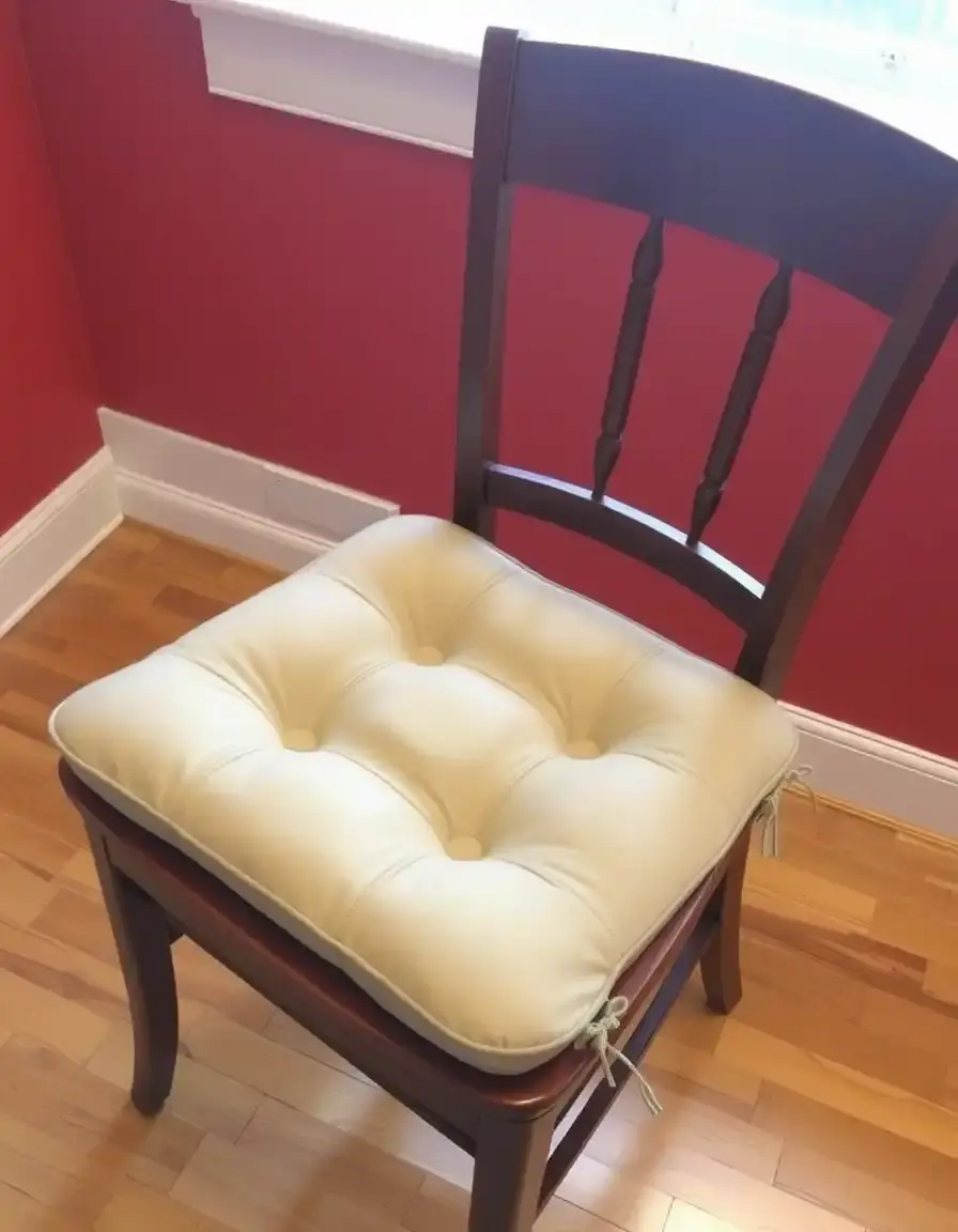 Coussin de chaise avec attaches Chair Cushion