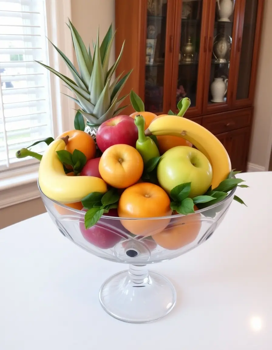 Coupe à fruits décorative en verre Centerpiece Bowl