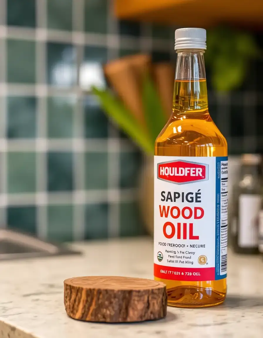 Bouteille d'huile pour bois alimentaire pour plan de travail cuisine bois