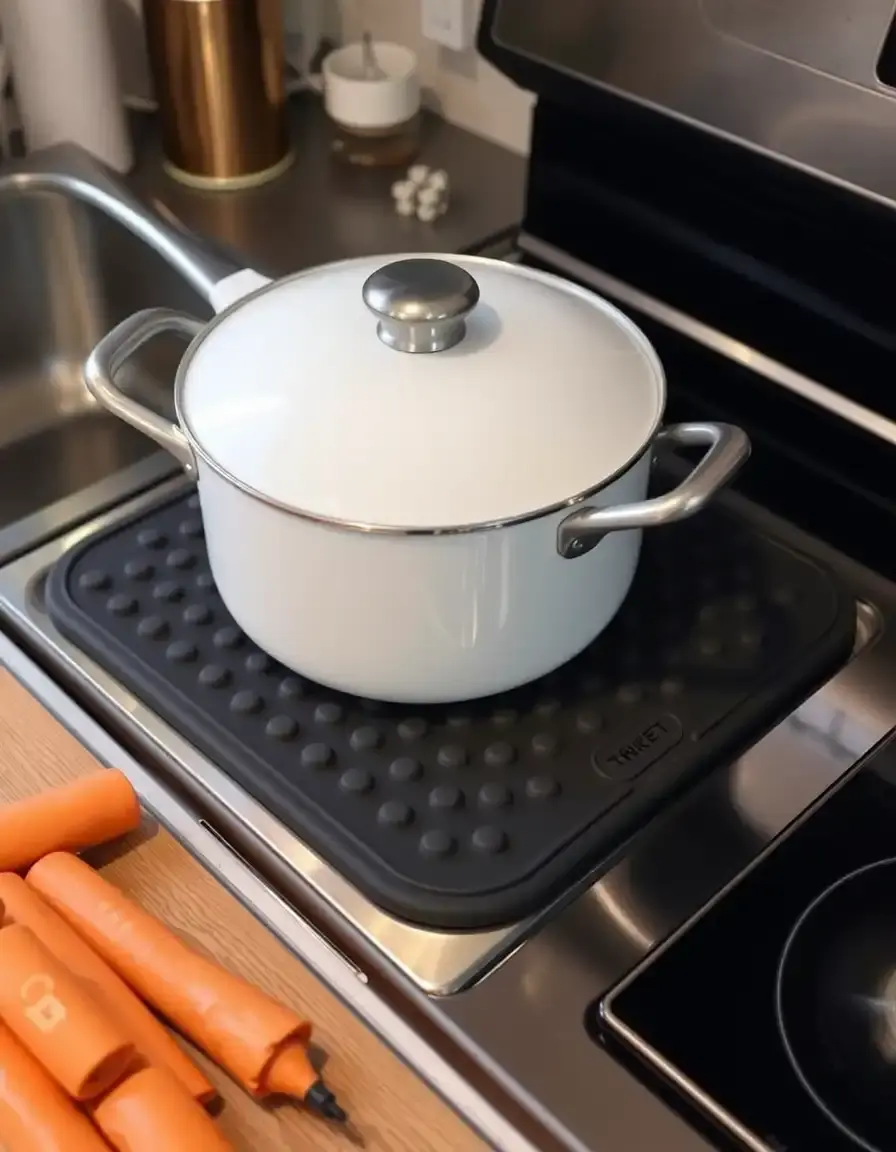 Dessous de plat en silicone résistant à la chaleur