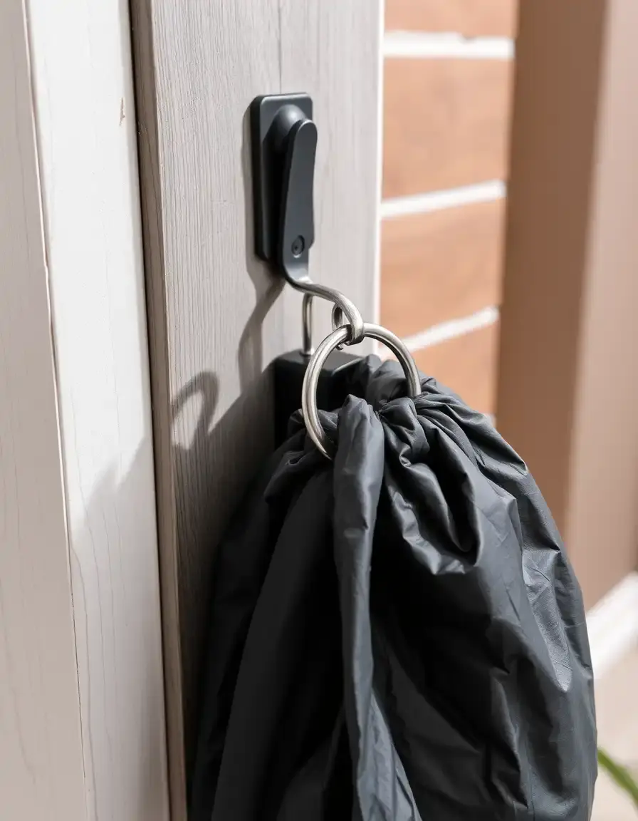 Clips de maintien pour sac poubelle