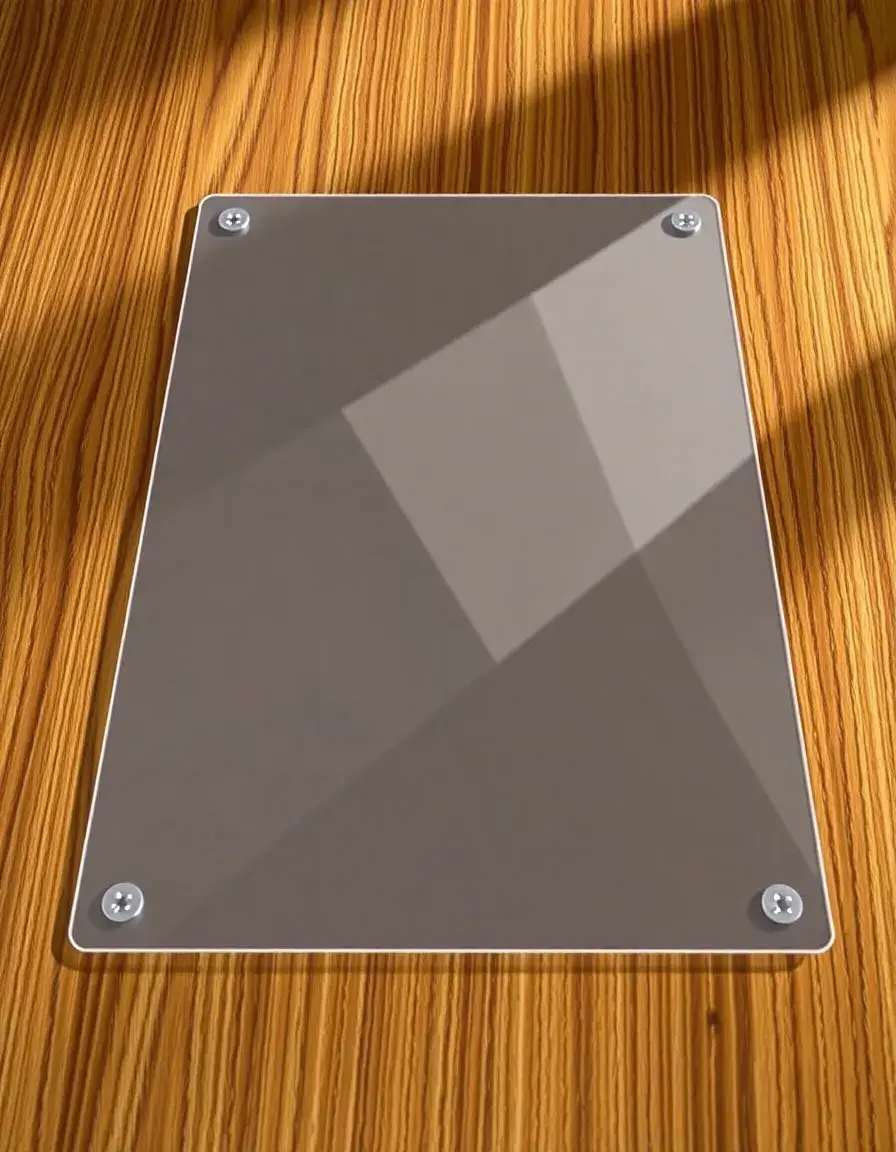 Tapis protecteur de table transparent en vinyle haute résolution
