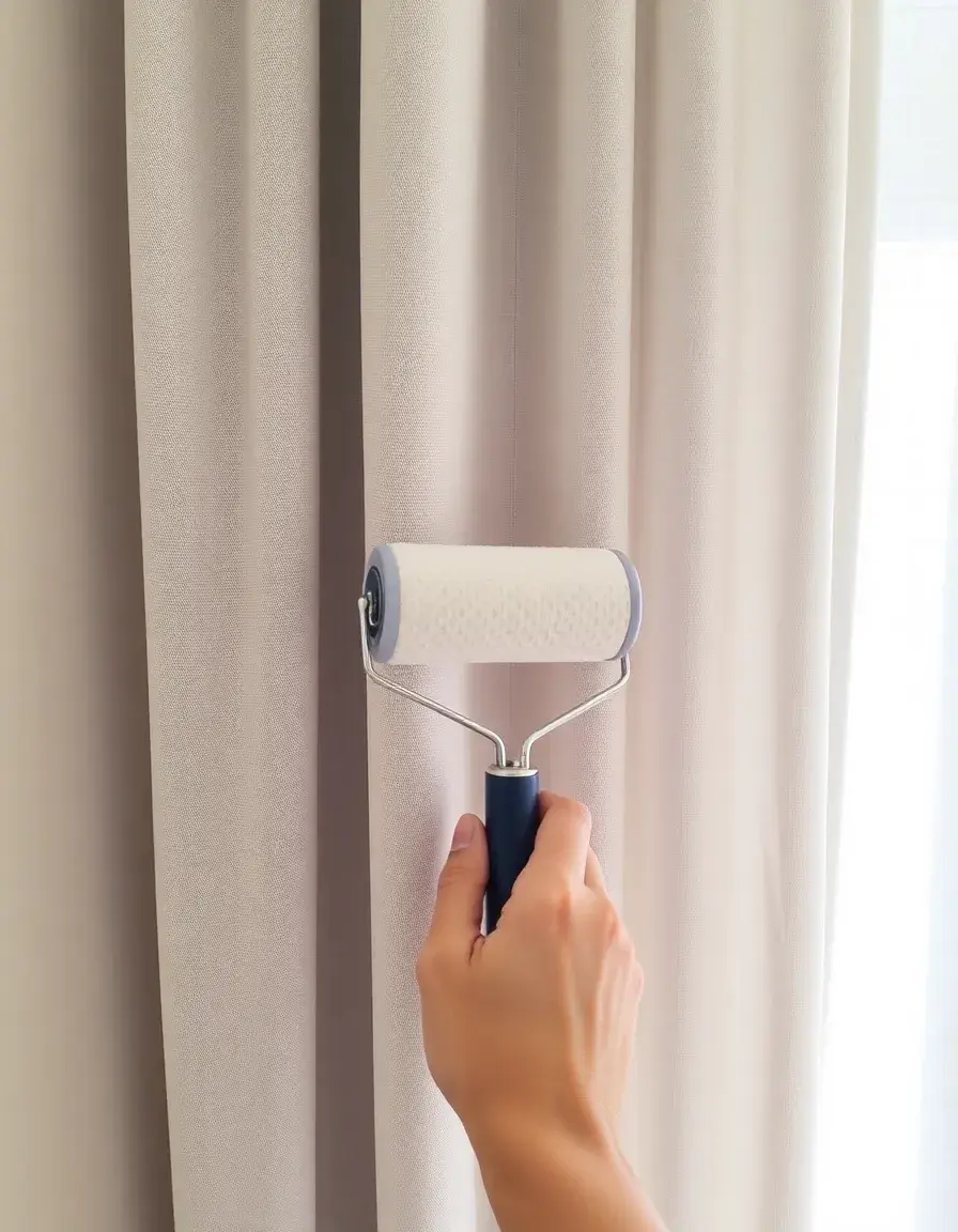 Rouleau anti-peluches pour tissus de cuisine
