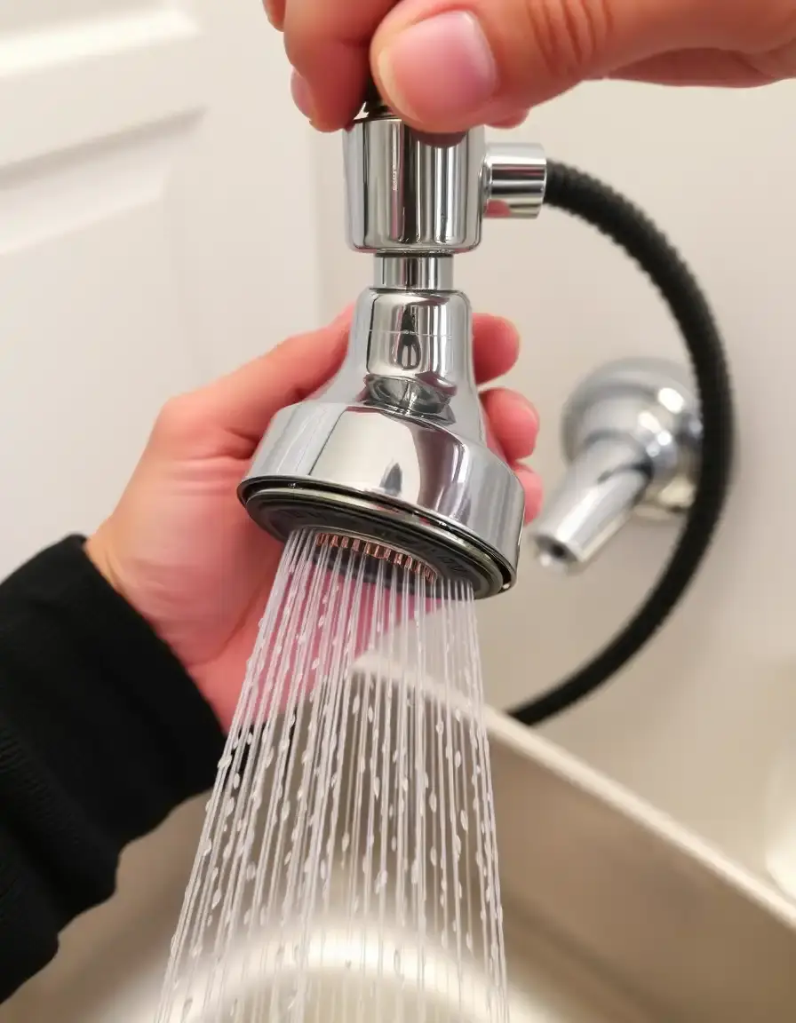 Tête de douchette de remplacement chromée pour robinet cuisine