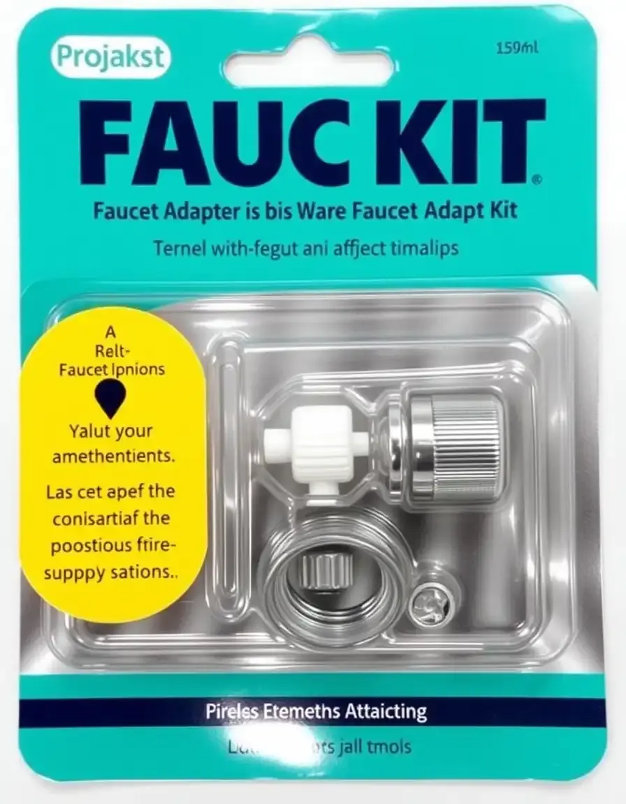 Kit d'adaptateurs pour embouts de robinet