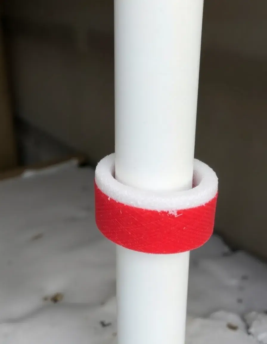 Mousse isolante pour tuyaux de cuisine