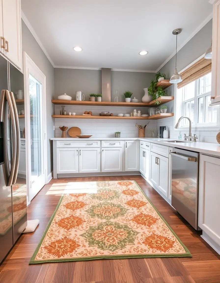 Tapis de zone pour cuisine ouverte