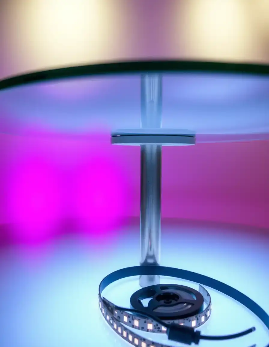 Ruban LED d'ambiance pour éclairage sous table haute