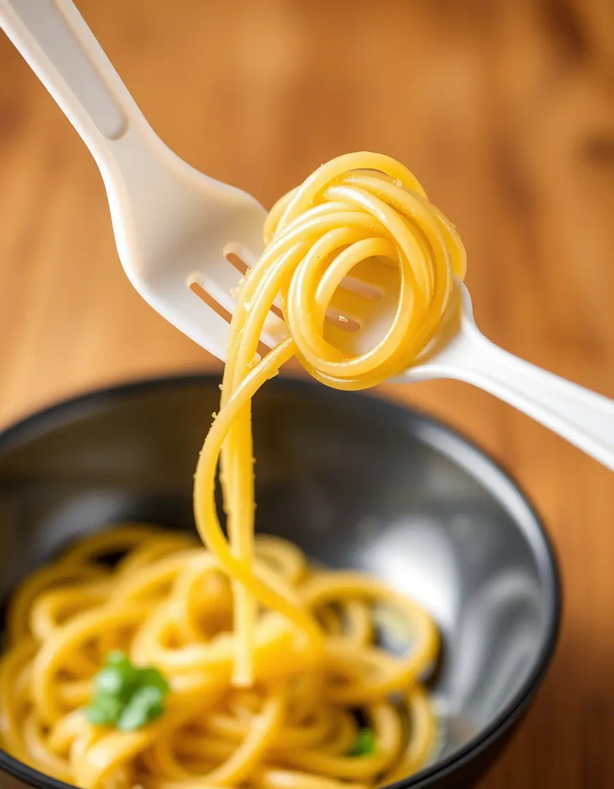 Cuillère à spaghettis en plastique résistant