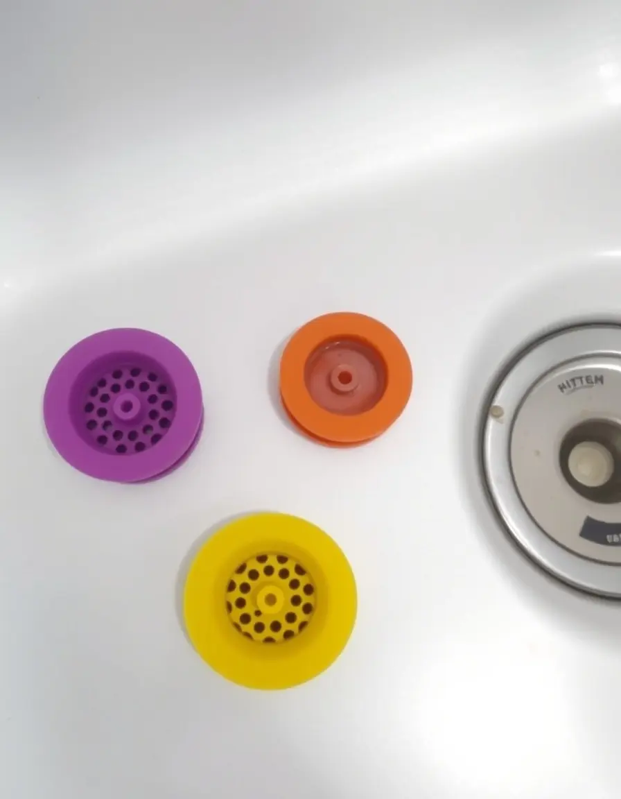 Bouchon de vidange universel coloré pour évier de cuisine