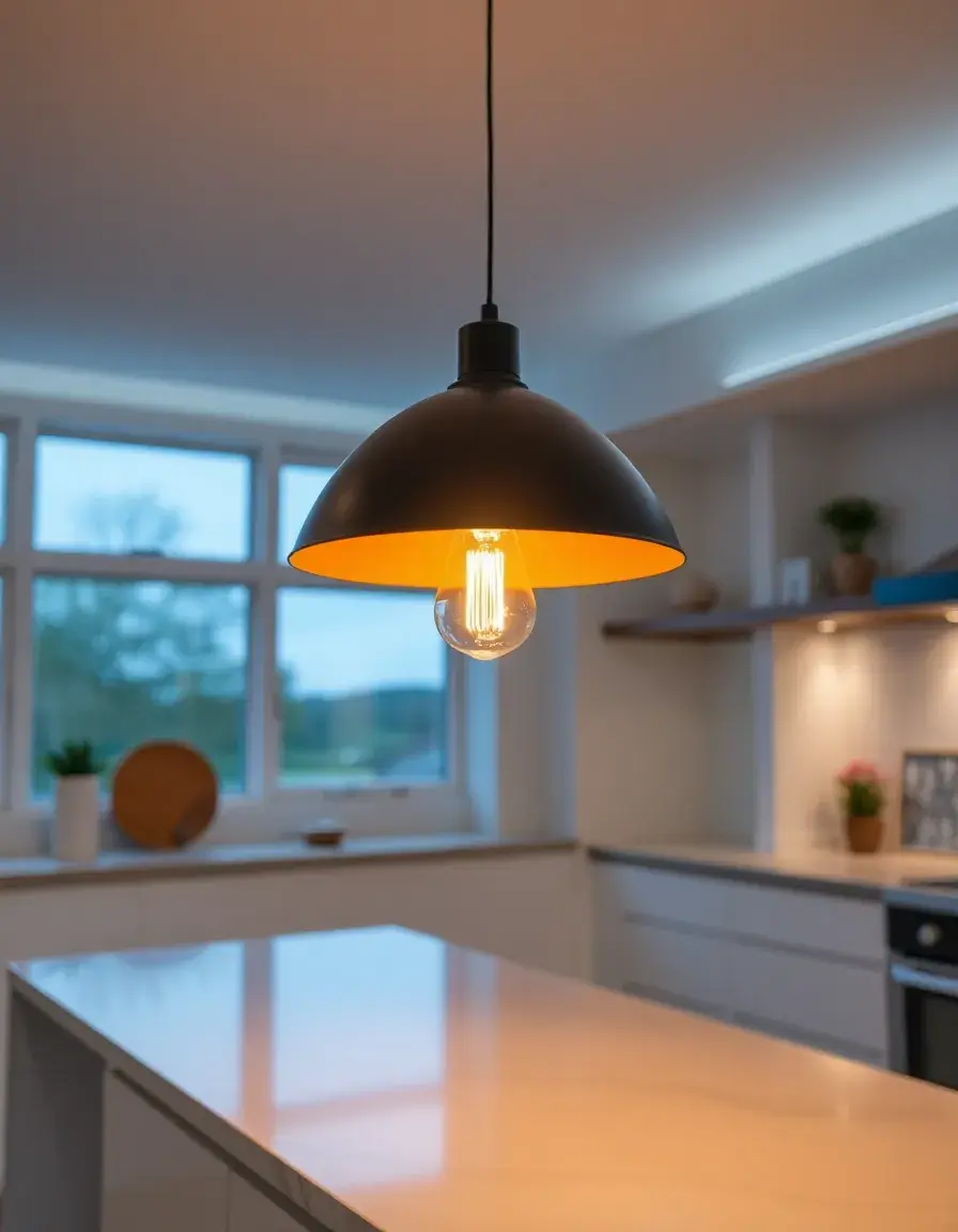 Luminaire suspendu LED moderne pour îlot cuisine