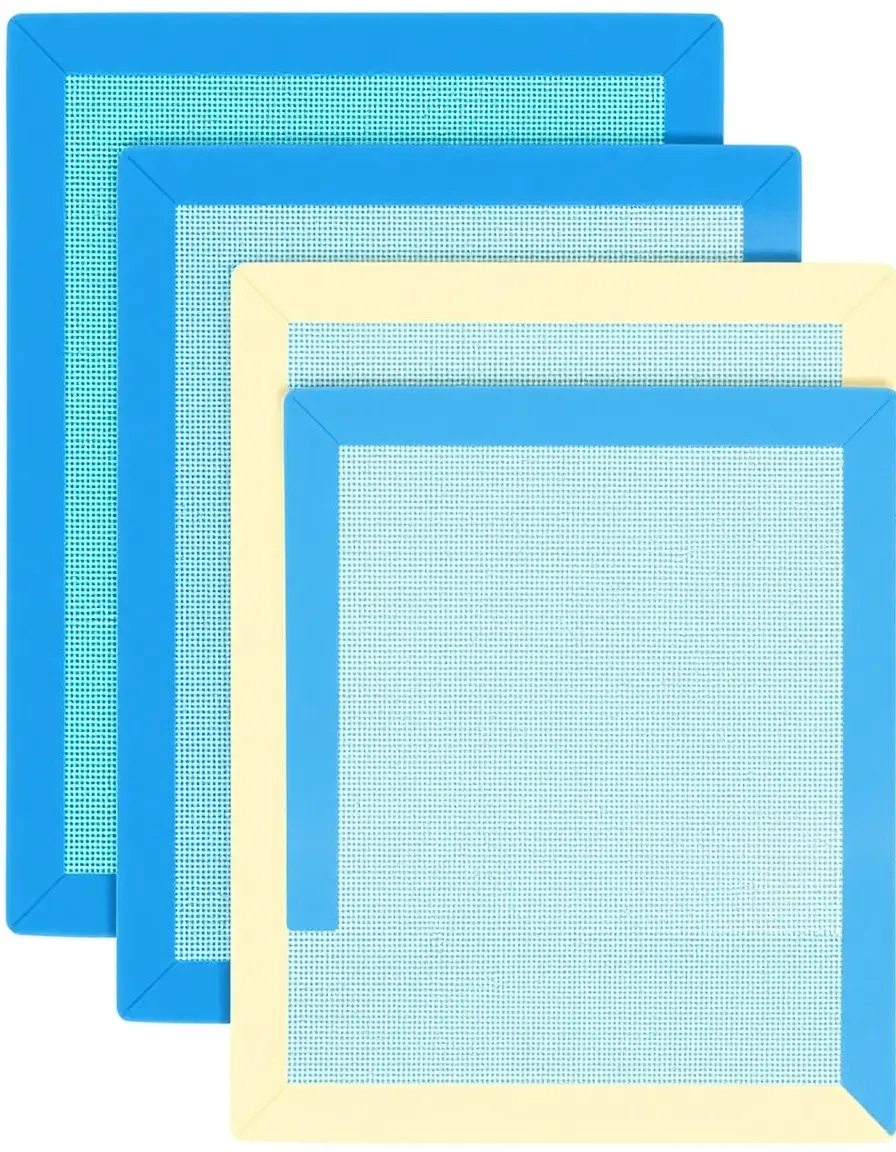 Tapis de cuisson en silicone réutilisables 3 pièces