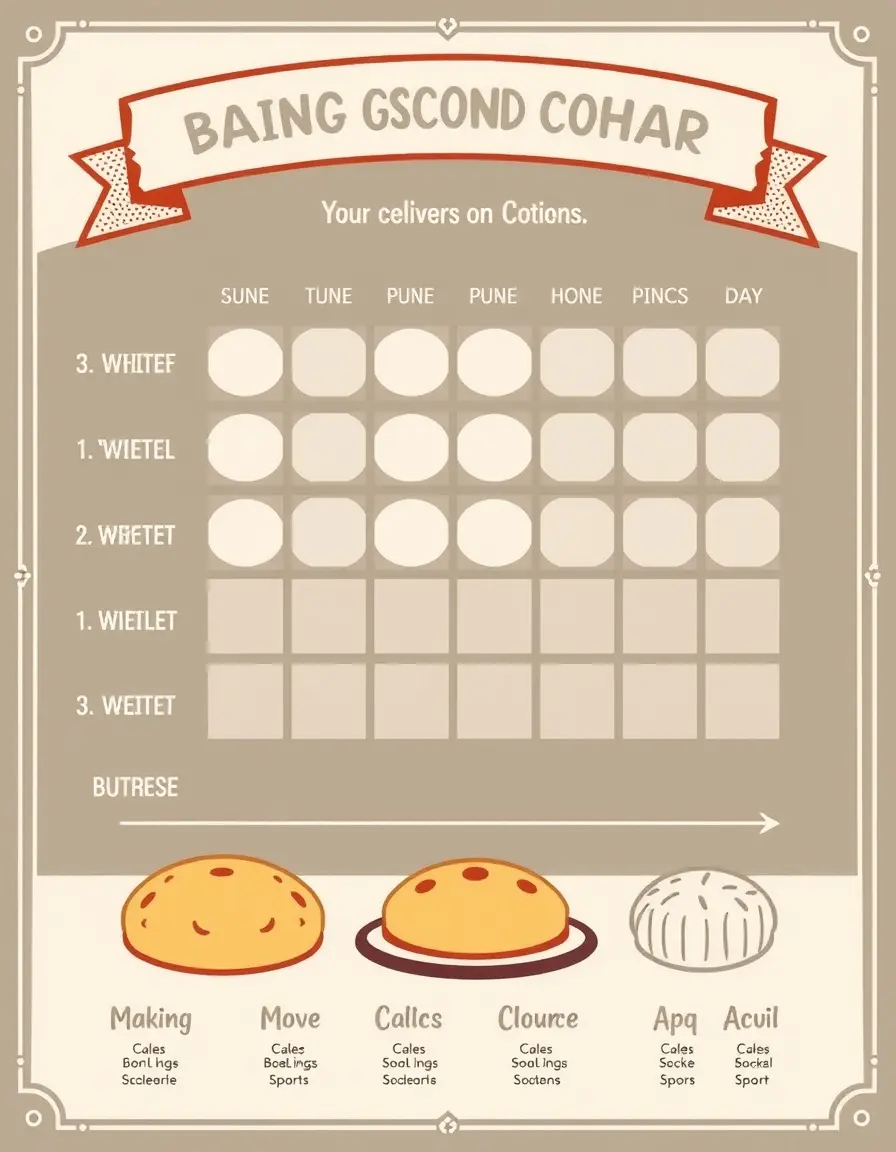 Tableau de conversion pâtisserie affiche pratique cuisine