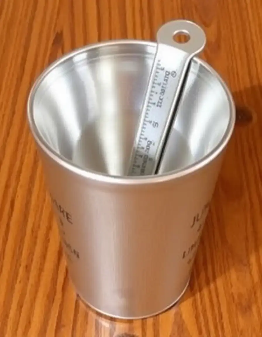 Jigger doseur double face métal pour mesures précises