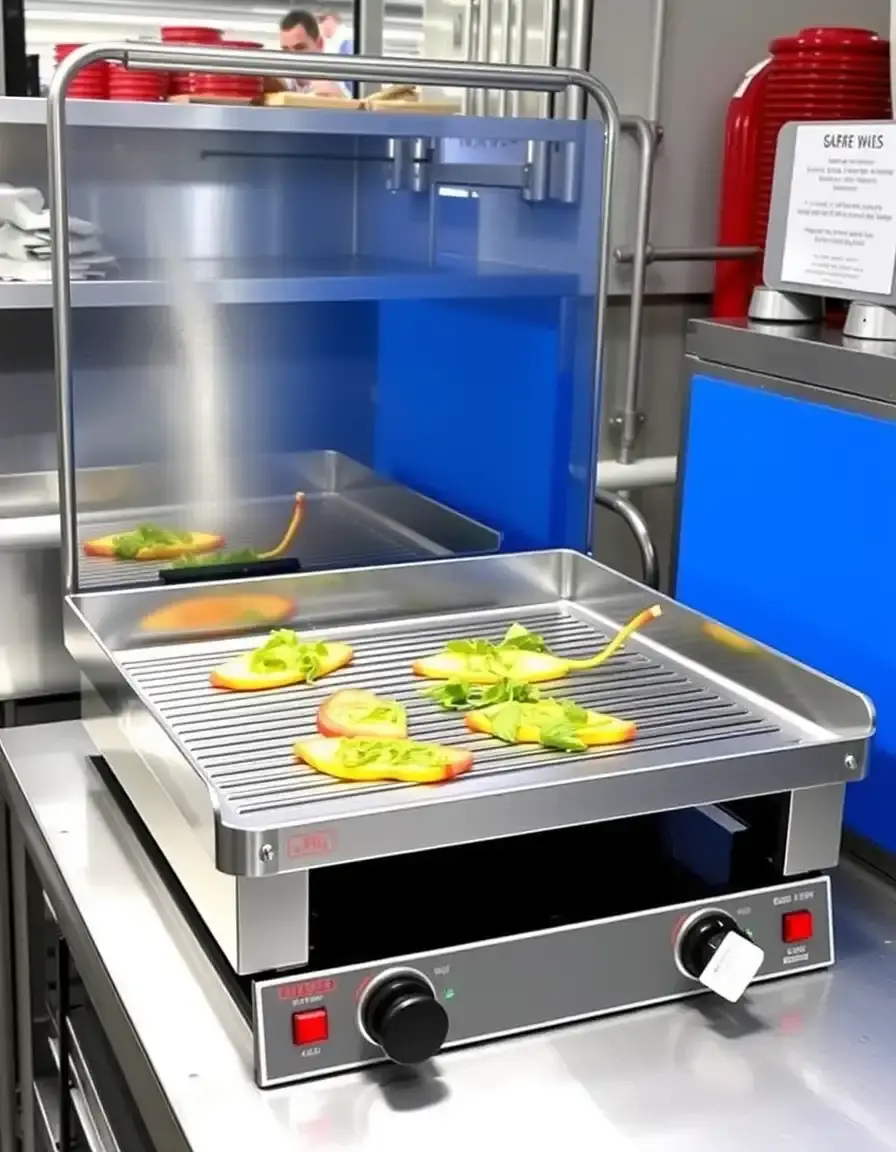 Plancha réversible en fonte d'aluminium pour induction